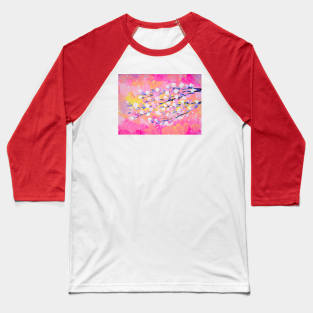 Pink 2 Baseball T-Shirt